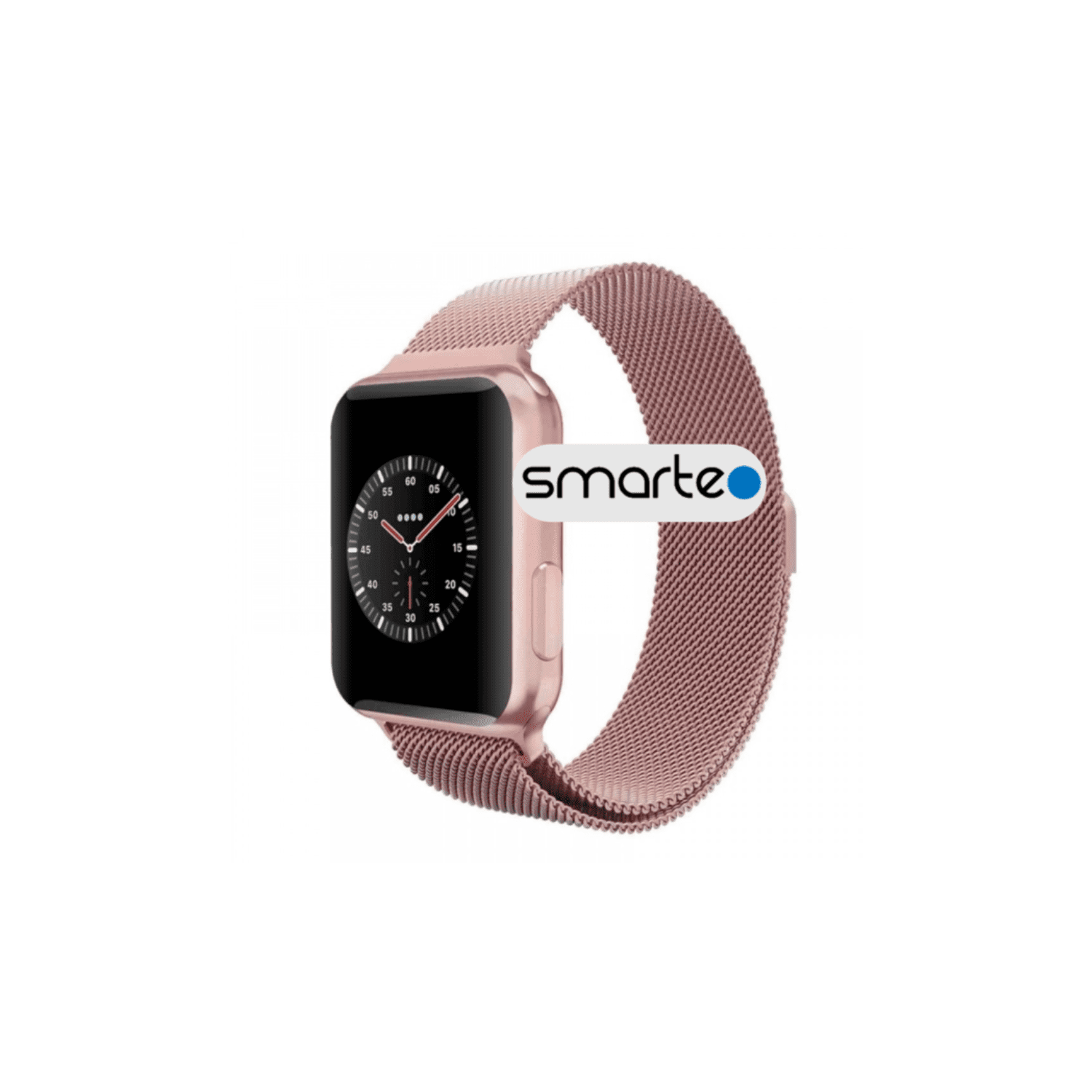 Φωτογραφία προϊόντος: Μεταλλικό bracelet για Smarteo Q5200s/W2600, i-watch κλπ ροζ (SMARTEO)