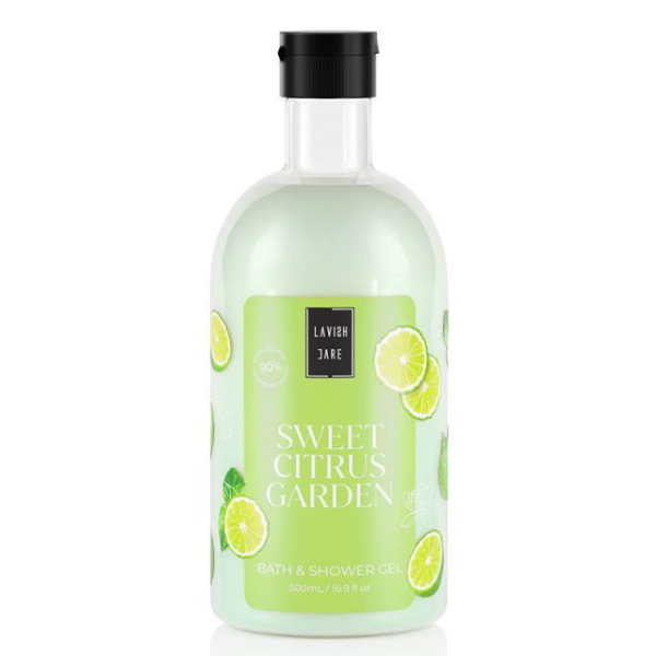 Φωτογραφία προϊόντος: Lavish Care Αφρόλουτρο Bath + Shower Gel Sweet Citrus Garden, 500ml