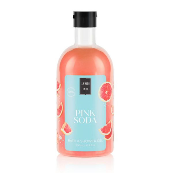 Φωτογραφία προϊόντος: Lavish Care Pink Soda Αφρόλουτρο + Shower Gel 500ml