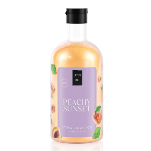 Φωτογραφία προϊόντος: Lavish Care Bath + Shower Gel Peachy Sunset Αφρόλουτρο, 500ml