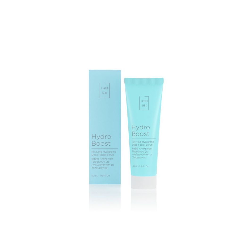 Φωτογραφία προϊόντος: Lavish Care Hydro Boost Reviving Hyaluronic Deep Facial Scrub Bαθιά Απολέπιση με Υαλουρονικό, 50ml