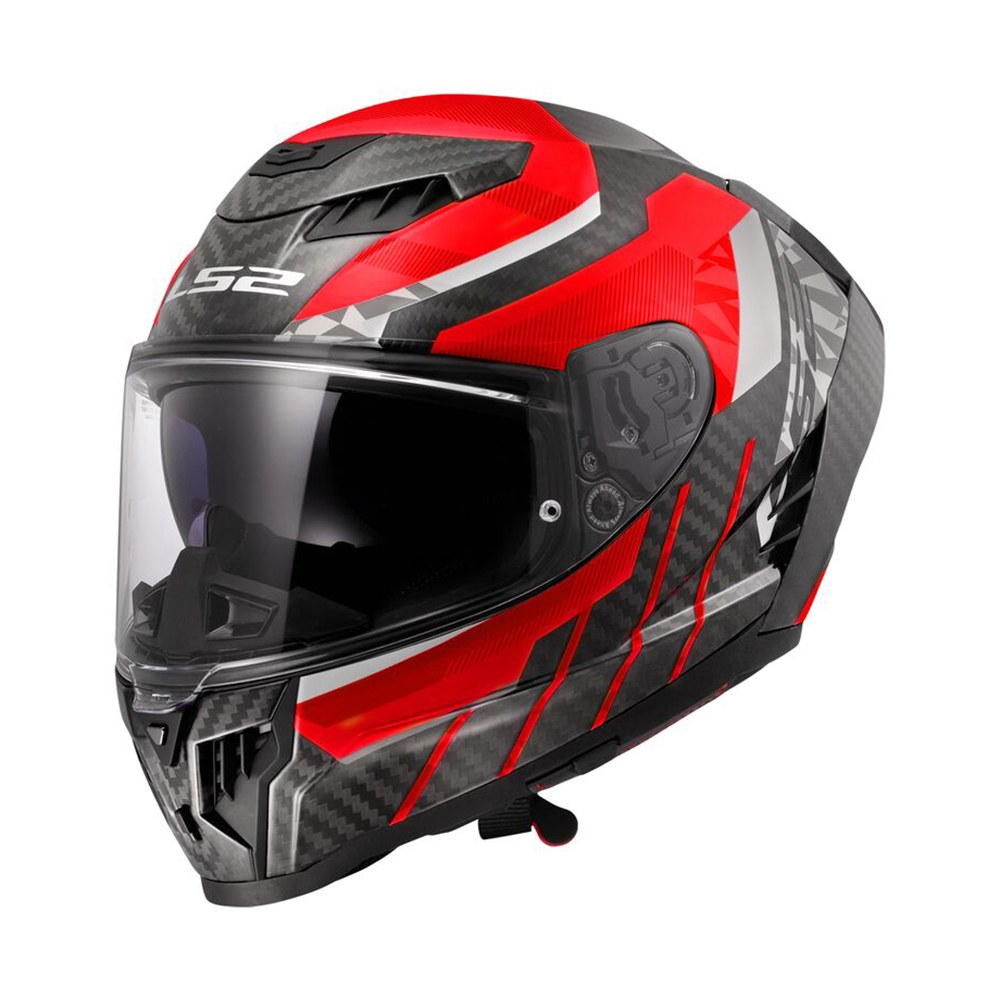 Φωτογραφία προϊόντος: ΚΡΑΝΟΣ FULL FACE FF807 DRAGON TRAX RED ECE 22.06 | LS2
