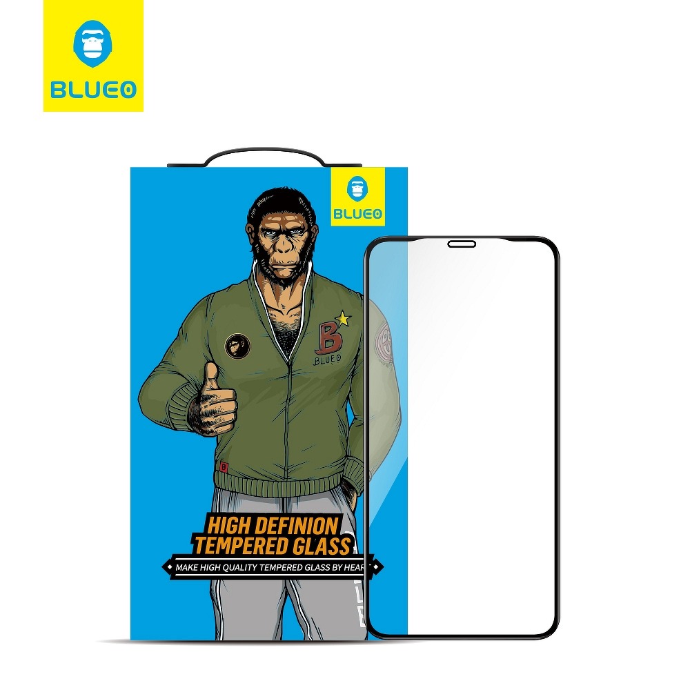 Φωτογραφία προϊόντος: BlueO 5D Mr. Monkey Glass - Apple Iphone 12 Mini (5,4") black (Strong HD)
