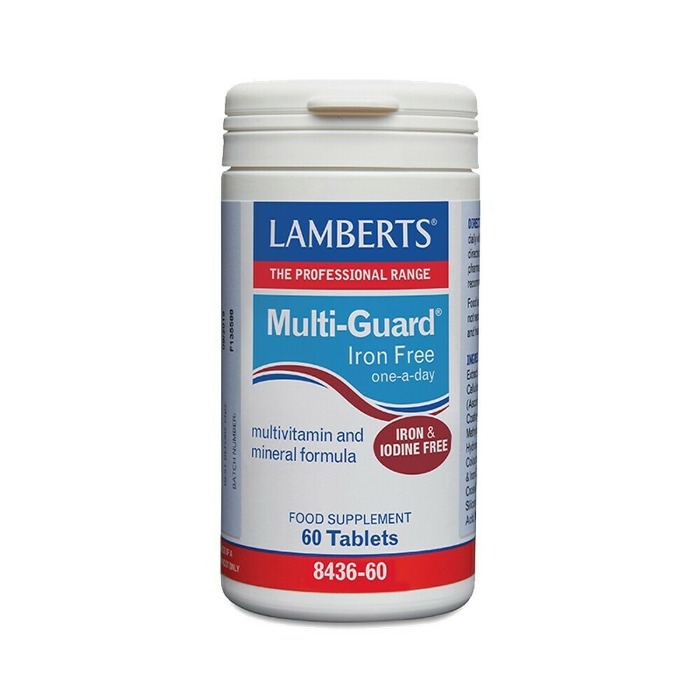 Φωτογραφία προϊόντος: Lamberts Multi Guard Iron Free 60 ταμπλέτες