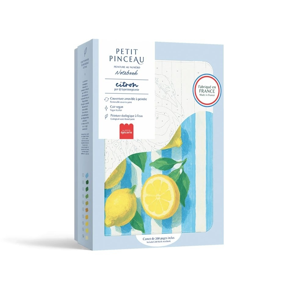 Φωτογραφία προϊόντος: La Petite Épicerie LA PETITE EPICERIE NOTEBOOK A PEINDRE - CITRONS ΖΩΓΡΑΦΙΖΕΤΕ ΜΟΝΟΙ ΣΑΣ ΤΟ ΕΞΩΦΥΛΛΟ ΤΟΥ ΣΗΜΕΙΩΜΑΤΑΡΙΟΥ