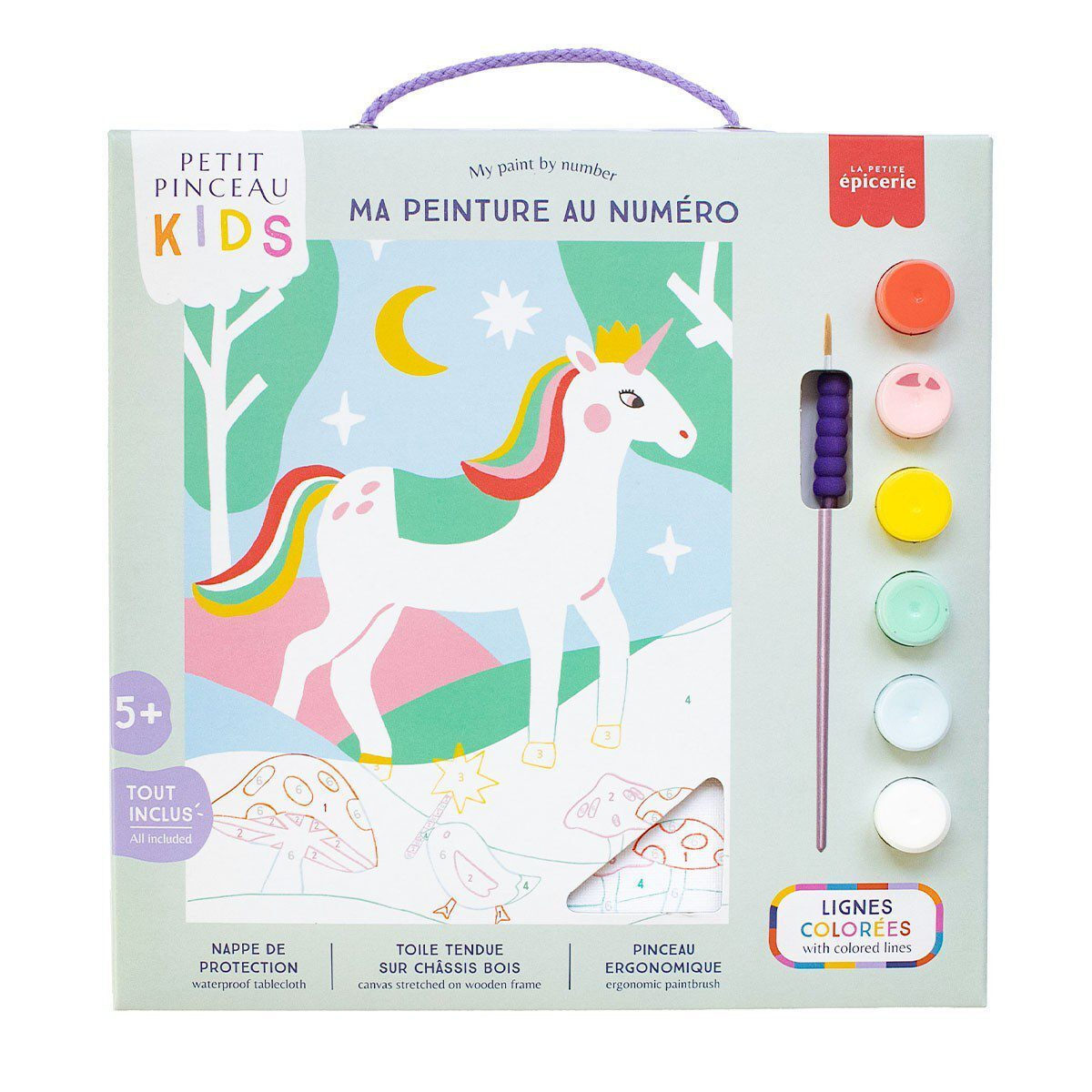Φωτογραφία προϊόντος: La Petite Épicerie LA PETITE EPICERIE KIDS - LICORNE ET PIOU ΣΕΤ ΖΩΓΡΑΦΙΚΗΣ ΜΕ ΑΡΙΘΜΗΣΗ