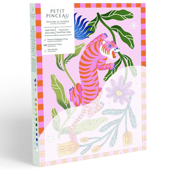 Φωτογραφία προϊόντος: La Petite Épicerie LA PETITE EPICERIE TIGRE FLEURI ΣΕΤ ΖΩΓΡΑΦΙΚΗΣ ΜΕ ΑΡΙΘΜΗΣΗ