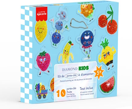 Φωτογραφία προϊόντος: La Petite Épicerie LA PETITE EPICERIE DIAMOND KIDS - PORTE-CLEFS ΚΟΛΑΖ ΜΕ ΣΤΡΑΣ ΣΕ ΜΠΡΕΛΟΚ