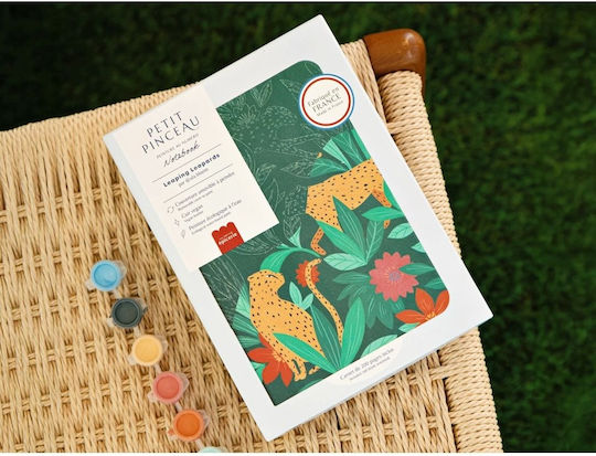 Φωτογραφία προϊόντος: La Petite Épicerie LA PETITE EPICERIE NOTEBOOK A PEINDRE - LEAPING LEOPARDS ΖΩΓΡΑΦΙΖΕΤΕ ΜΟΝΟΙ ΣΑΣ ΤΟ ΕΞΩΦΥΛΛΟ ΤΟΥ ΣΗΜΕΙΩΜΑΤΑΡΙΟΥ