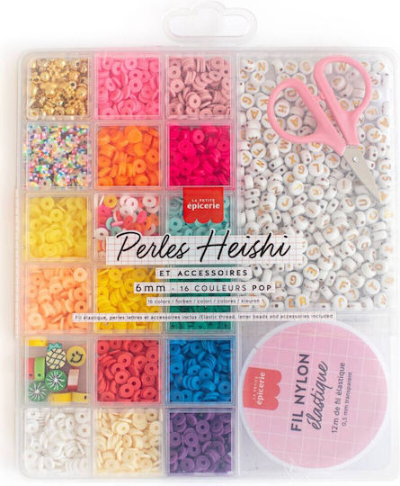 Φωτογραφία προϊόντος: La Petite Épicerie LA PETITE EPICERIE BOITE DE 16 COULEURS POP DE PERLES HEISHI 6 MM + ACCESSOIRES ΣΕΤ ΚΑΤΑΣΚΕΥΗΣ ΚΟΣΜΗΜΑΤΩΝ