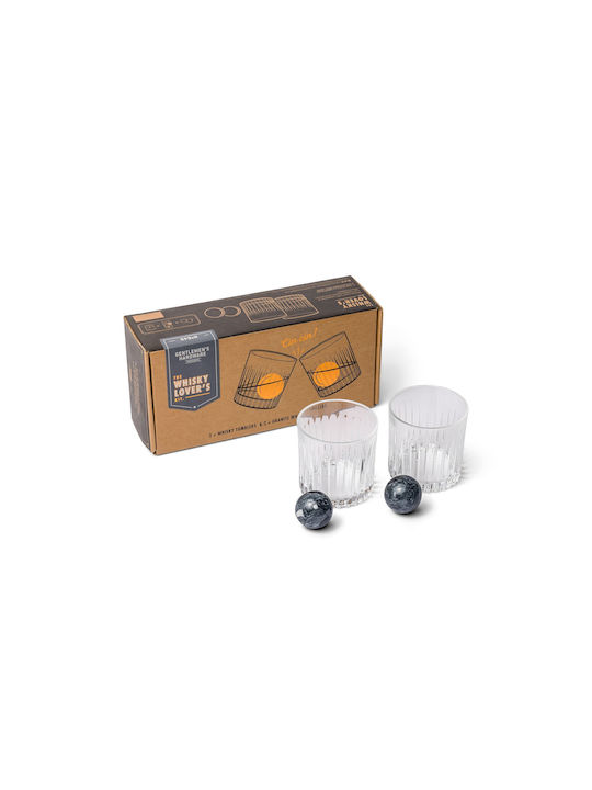 Φωτογραφία προϊόντος: GENTLEMEN'S HARDWARE GENTLEMEN’S COCKTAIL TUMBLER + WHISKEY STONES SET - ΣΕΤ ΠΟΤΗΡΙΑ ΜΕ ΜΕΤΑΛΛΙΚΑ ΠΑΓΑΚΙΑ