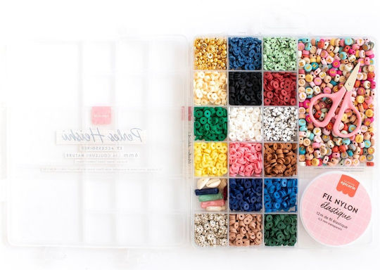 Φωτογραφία προϊόντος: La Petite Épicerie LA PETITE EPICERIE BOITE DE 16 COULEURS NATURE DE PERLES HEISHI 6 MM + ACCESSOIRES ΣΕΤ ΚΑΤΑΣΚΕΥΗΣ ΚΟΣΜΗΜΑΤΩΝ