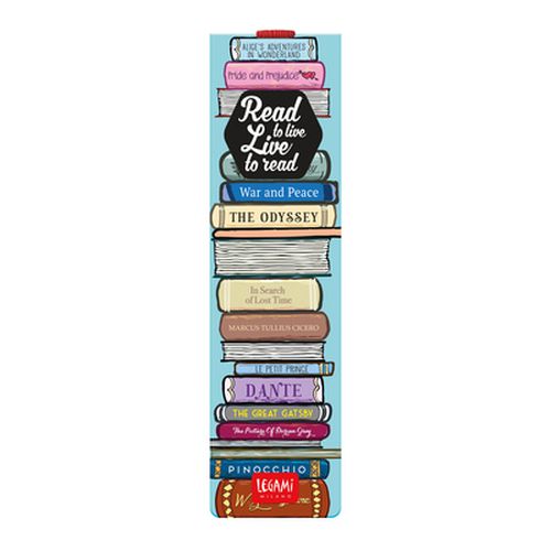 Φωτογραφία προϊόντος: LEGAMI BOOKLOVERS BOOKMARK WITH ELASTIC BAND - READ TO LIVE ΣΕΛΙΔΟΔΕΙΚΤΗΣ