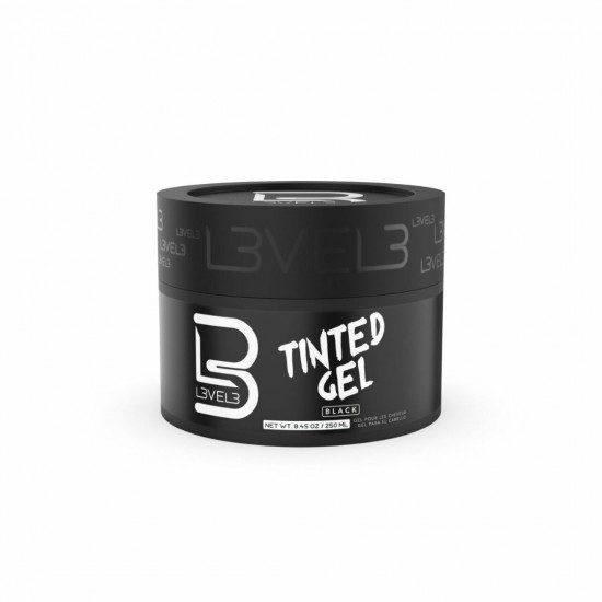 Φωτογραφία προϊόντος: L3VEL3 Tinted Hair Gel Black 250ml