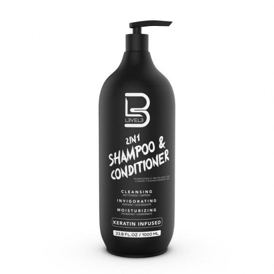 Φωτογραφία προϊόντος: L3VEL3 2 σε 1 Σαμπουάν + Conditioner 1000ml