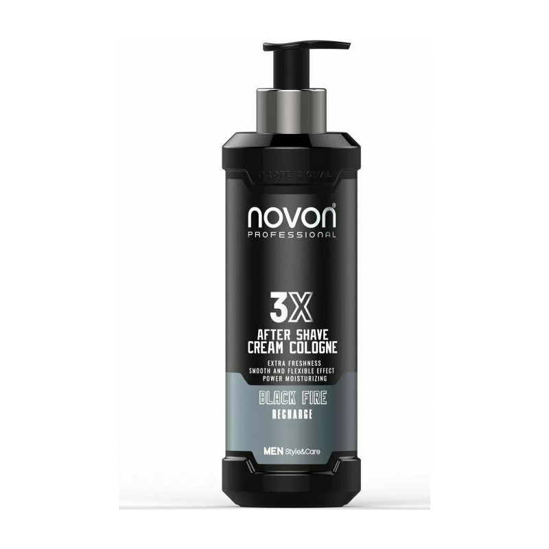 Φωτογραφία προϊόντος: Novon 3X Aftershave Cream Cologne Black Fire 400ml