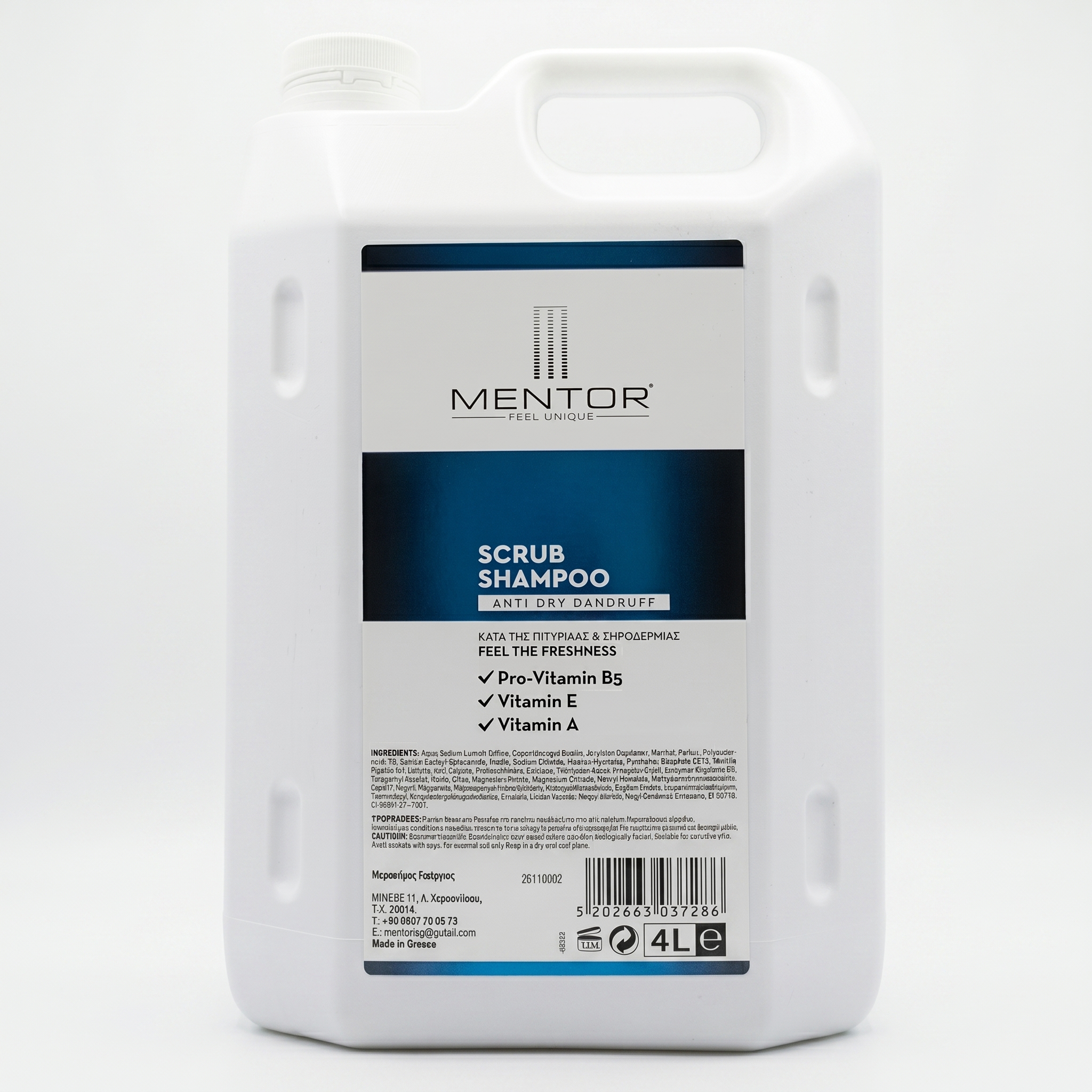 Φωτογραφία προϊόντος: Mentor Scrub Shampoo 4000ml