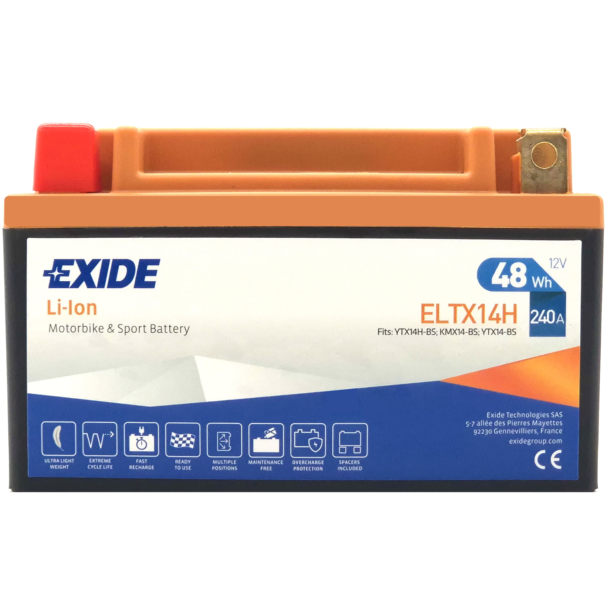 Φωτογραφία προϊόντος: EXIDE LiFePO4 ELTX14H 12V 4Ah 240A (EN)