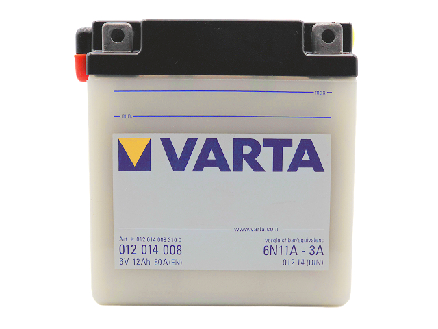 Φωτογραφία προϊόντος: VARTA 6N11A-3A 6V 12Ah 80A (CCA)