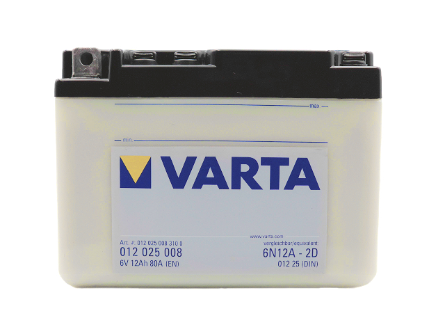 Φωτογραφία προϊόντος: VARTA 6N12A-2D 6V 12Ah 80A (CCA)