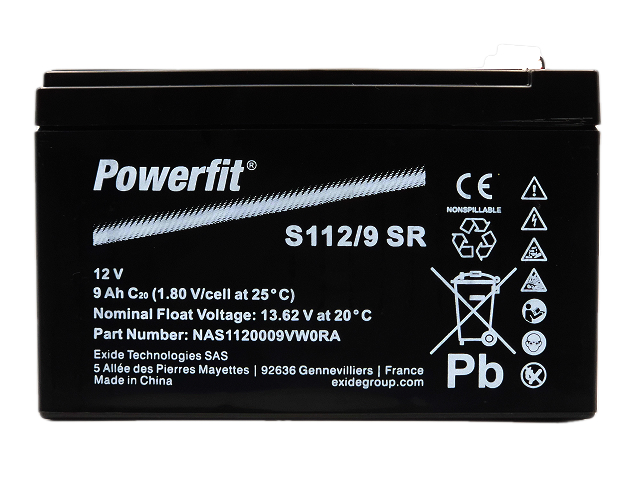 Φωτογραφία προϊόντος: EXIDE GNB Powerfit AGM S112 / 9 SR 12V 9Ah