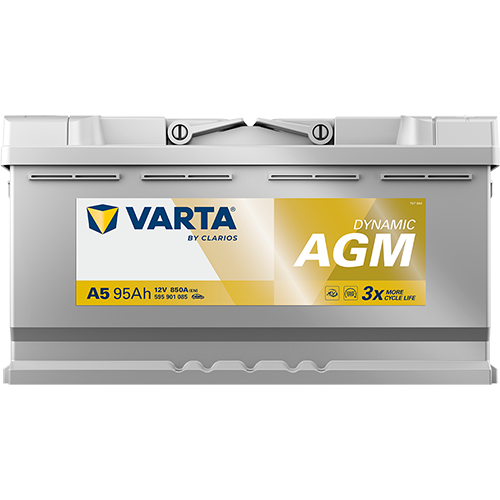 Φωτογραφία προϊόντος: VARTA Dynamic AGM A5 12V 95Ah 850A (EN)