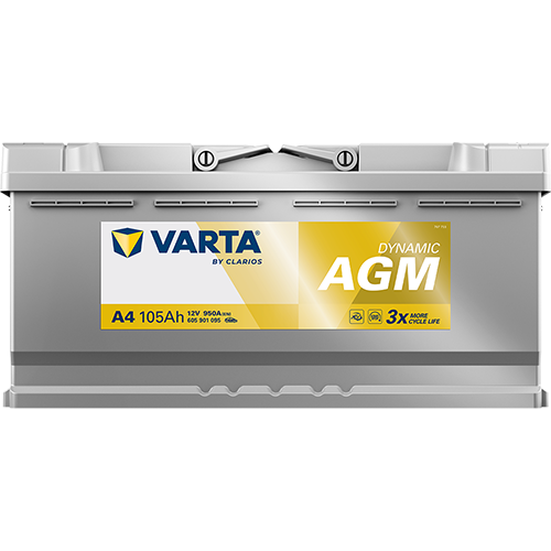 Φωτογραφία προϊόντος: VARTA Dynamic AGM A4 12V 105Ah 950A (EN)