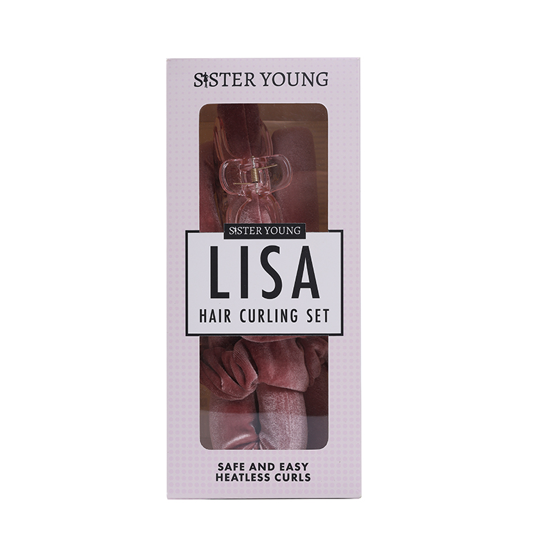 Φωτογραφία προϊόντος: Sister Young LISA Pink Σετ για Κυματιστά Μαλλιά Χωρίς Θερμότητα