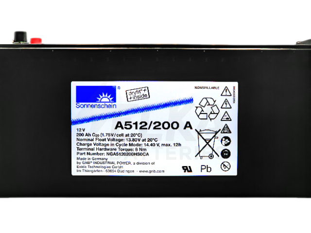 Φωτογραφία προϊόντος: Sonnenschein GEL A512 / 200 A 12V 200Ah