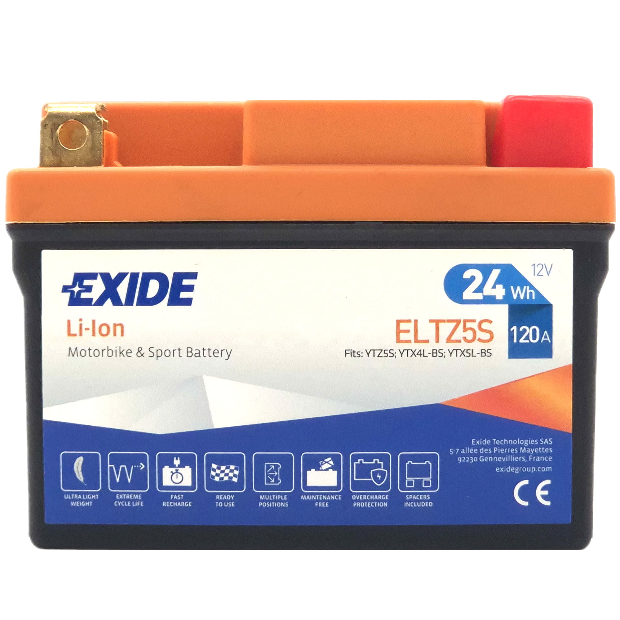 Φωτογραφία προϊόντος: EXIDE LiFePO4 ELTZ5S 12V 2Ah 120A (EN)