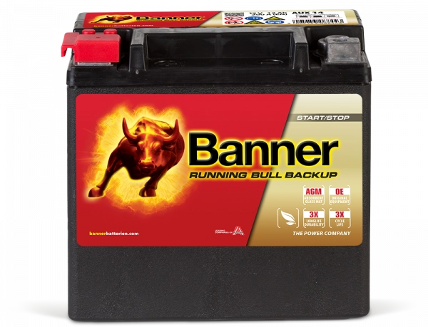 Φωτογραφία προϊόντος: Banner Running Bull Backup 51400 / AUX14 12V 12Ah 200A (EN)
