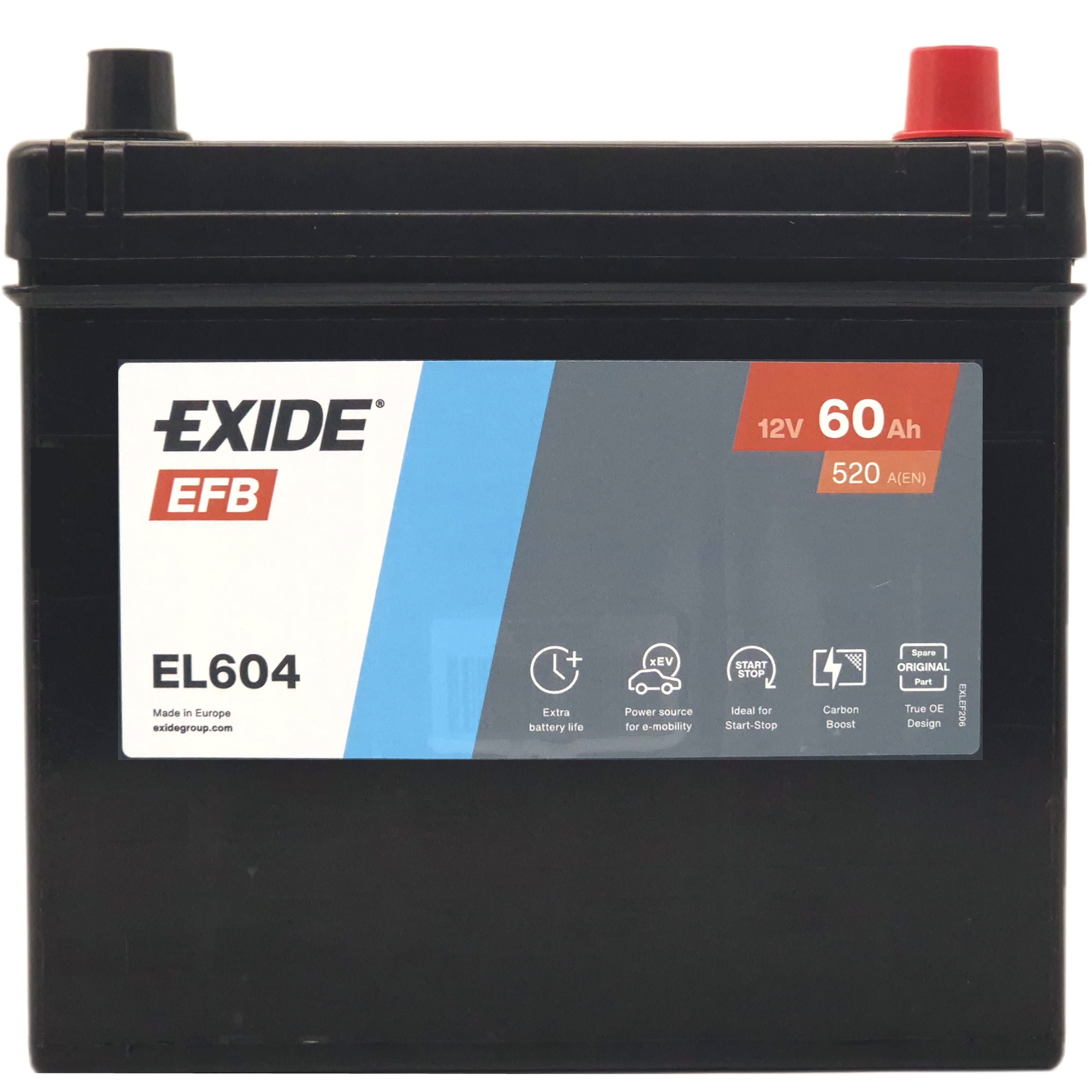 Φωτογραφία προϊόντος: EXIDE EFB EL604 12V 60Ah 520A (EN)