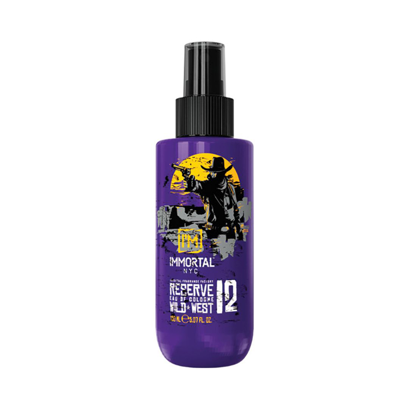 Φωτογραφία προϊόντος: Immortal 12 Reserve Eau de Cologne Wild West 150ml