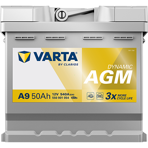 Φωτογραφία προϊόντος: VARTA Dynamic AGM A9 12V 50Ah 540A (EN)