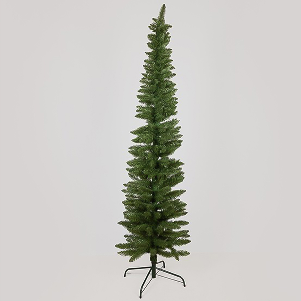 Φωτογραφία προϊόντος: Δέντρο πράσινο PVC super slim 210x56cm Eurolamp 600-30671