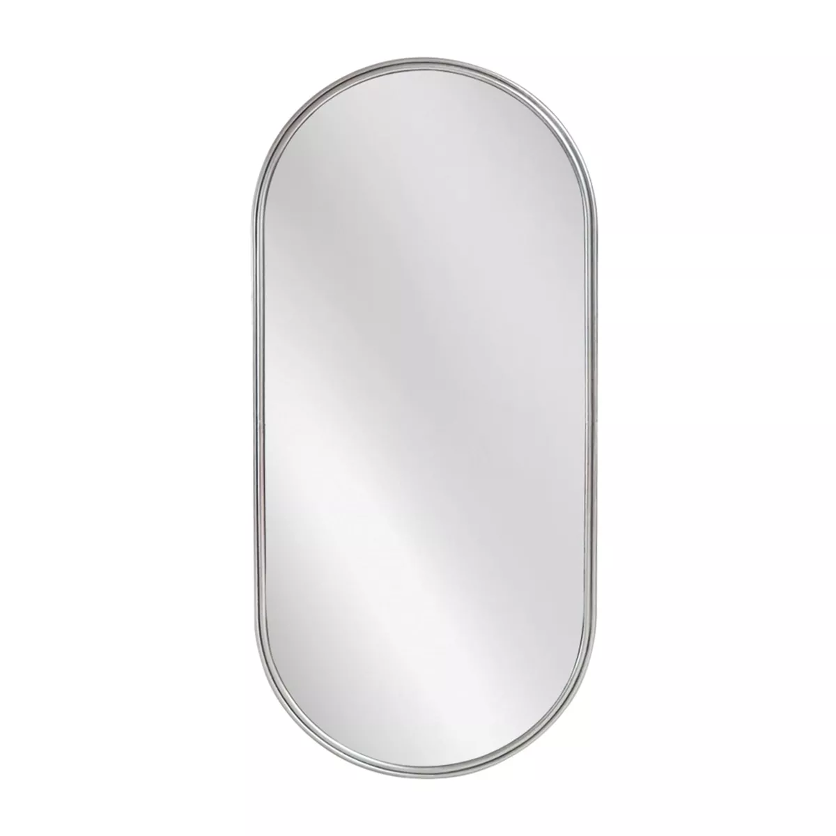 Φωτογραφία προϊόντος: Artekko Dia Ασημί Μεταλλικός Καθρέπτης Τοίχου 60x3x130cm