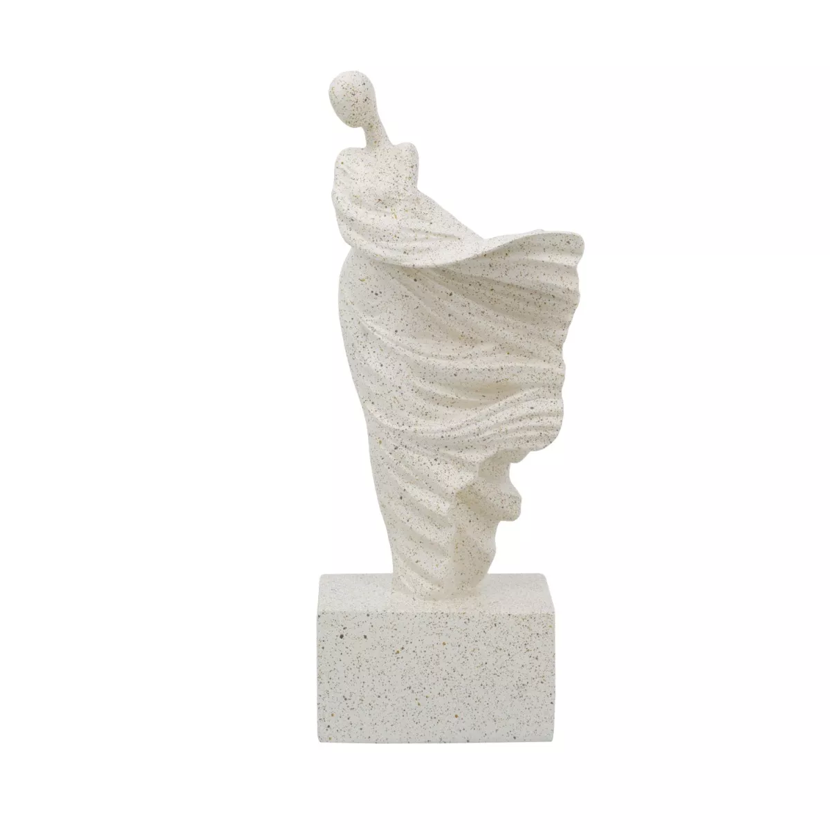 Φωτογραφία προϊόντος: Artekko Figurine Λευκό Επιτραπέζιο Διακοσμητικό Ρητίνης με Γυναικεία Φιγούρα (14.5x11x35)cm