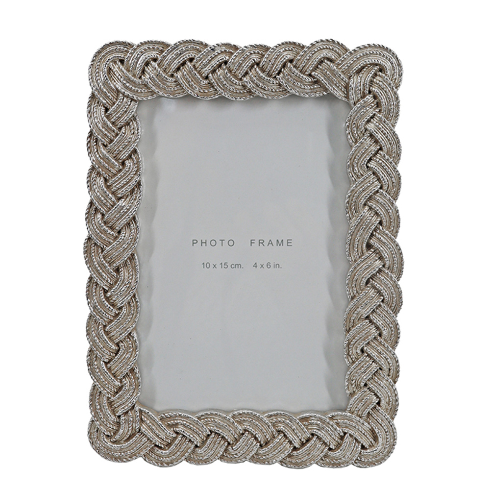 Φωτογραφία προϊόντος: Κορνίζα polyresin ασημί 13,6x19cm Zaros 25602 KO184