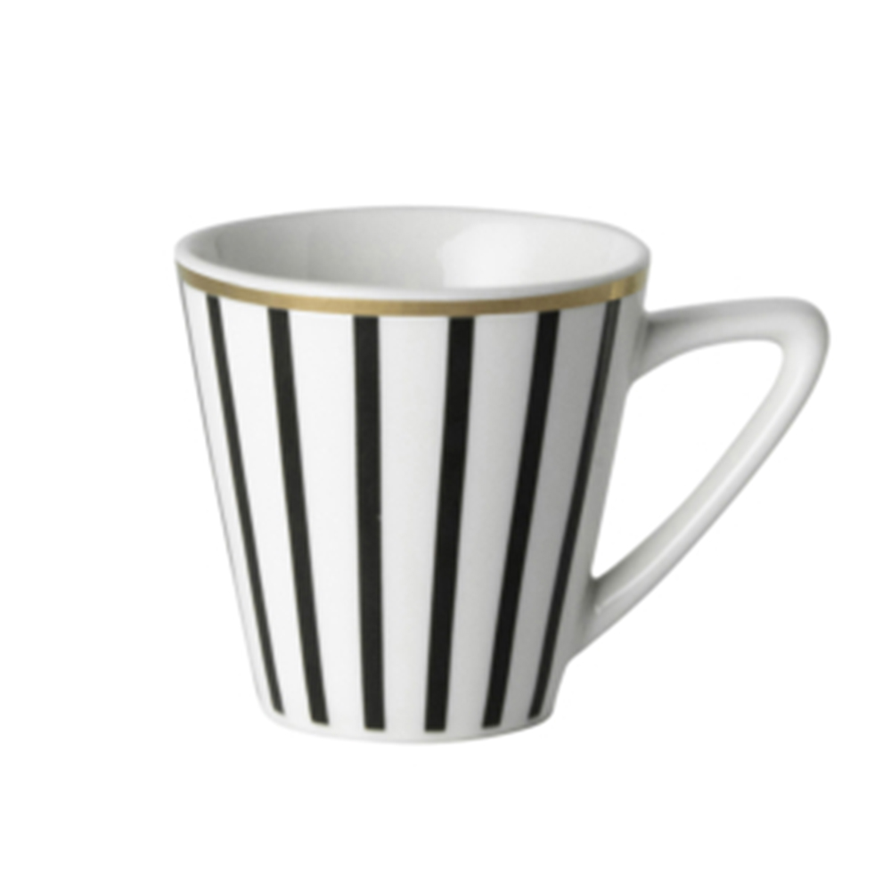 Φωτογραφία προϊόντος: Κούπα espresso Stripe Gold 120ml Dutch Rose DR180386
