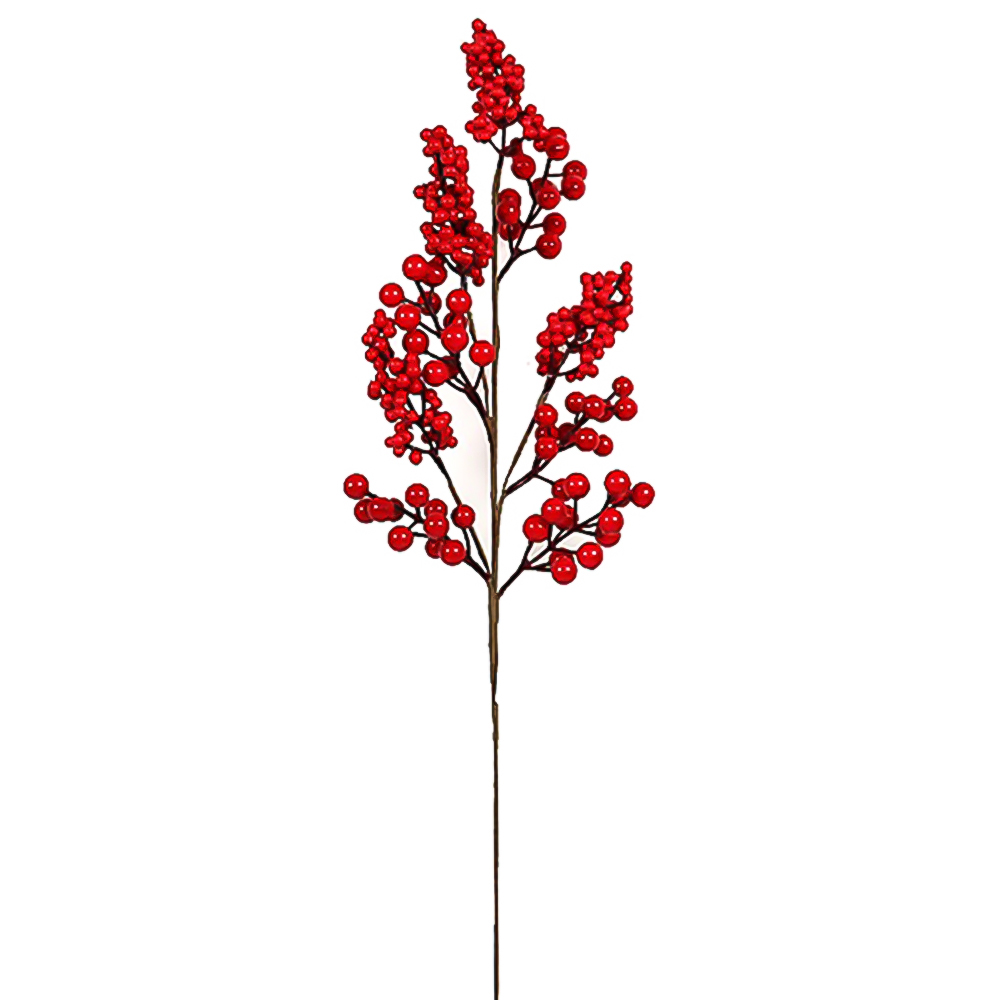 Φωτογραφία προϊόντος: Κλαδί με κόκκινα berries 69cm HomeGuru 25843 MS648