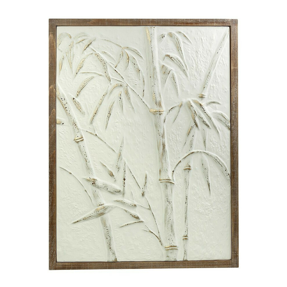 Φωτογραφία προϊόντος: Πίνακας 64,5x3,8x85cm σε Καμβά Λευκός με ξύλο Espiel ICY307