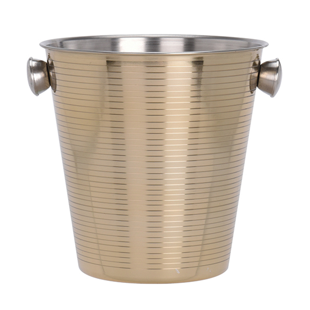 Φωτογραφία προϊόντος: Σαμπανιέρα inox 23x20,5x21cm χρυσή Homeguru KZ250