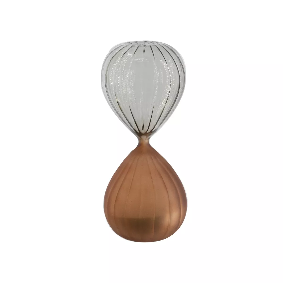 Φωτογραφία προϊόντος: Artekko Hourglass Πολύχρωμη Ματ Γυάλινη Κλεψύδρα με Λευwhite Άμμο (8.2x8.2x19.5)cm