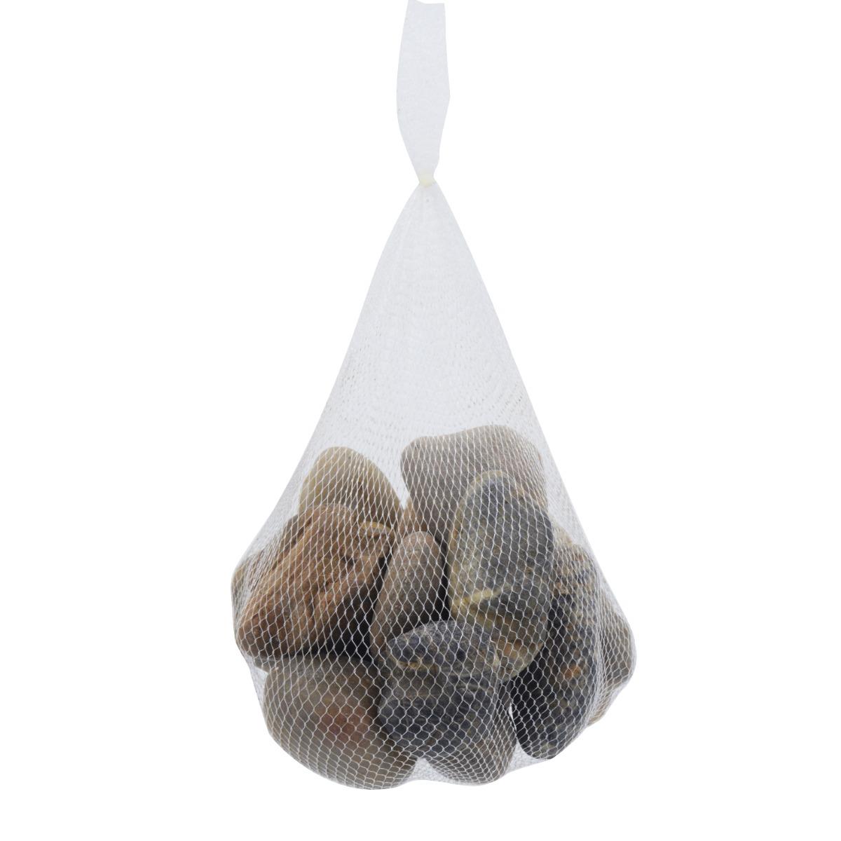 Φωτογραφία προϊόντος: Artekko Pebble Pebble Διακοσμητικά Βότσαλα Καφέ Μιξ Γυαλισμένα (SA60116-MIX)