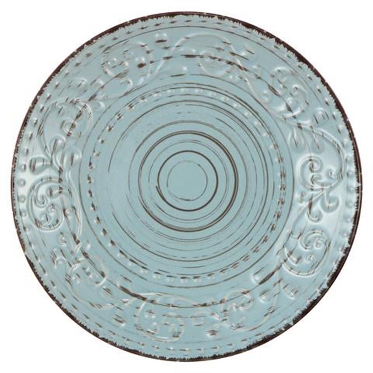 Φωτογραφία προϊόντος: Artekko Rustic Aqua Πιάτο Φαγητού Κεραμικό Γαλάζιο (27,94x27,94x3,1)cm