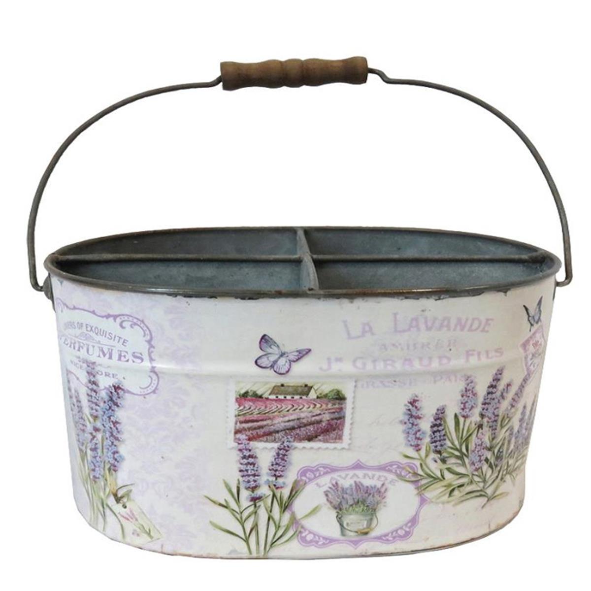 Φωτογραφία προϊόντος: Artekko Planter Γλάστρα/Δοχείο Τσίγκινο πολύχρωμο (25x20x14)cm