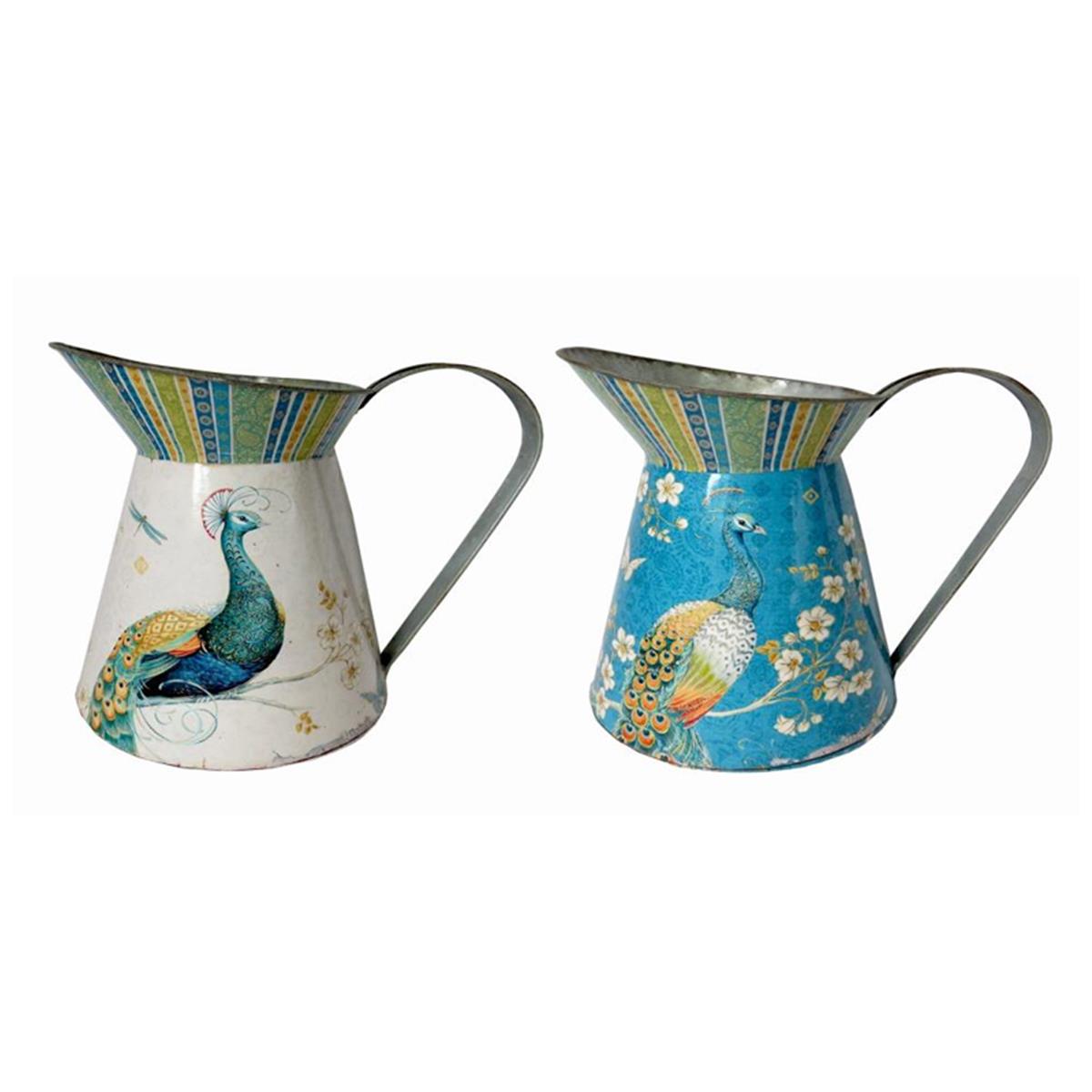 Φωτογραφία προϊόντος: Artekko Pitcher Κανάτα Τσίγκινη Πολύχρωμη Σετ/2 (25x18x23)cm