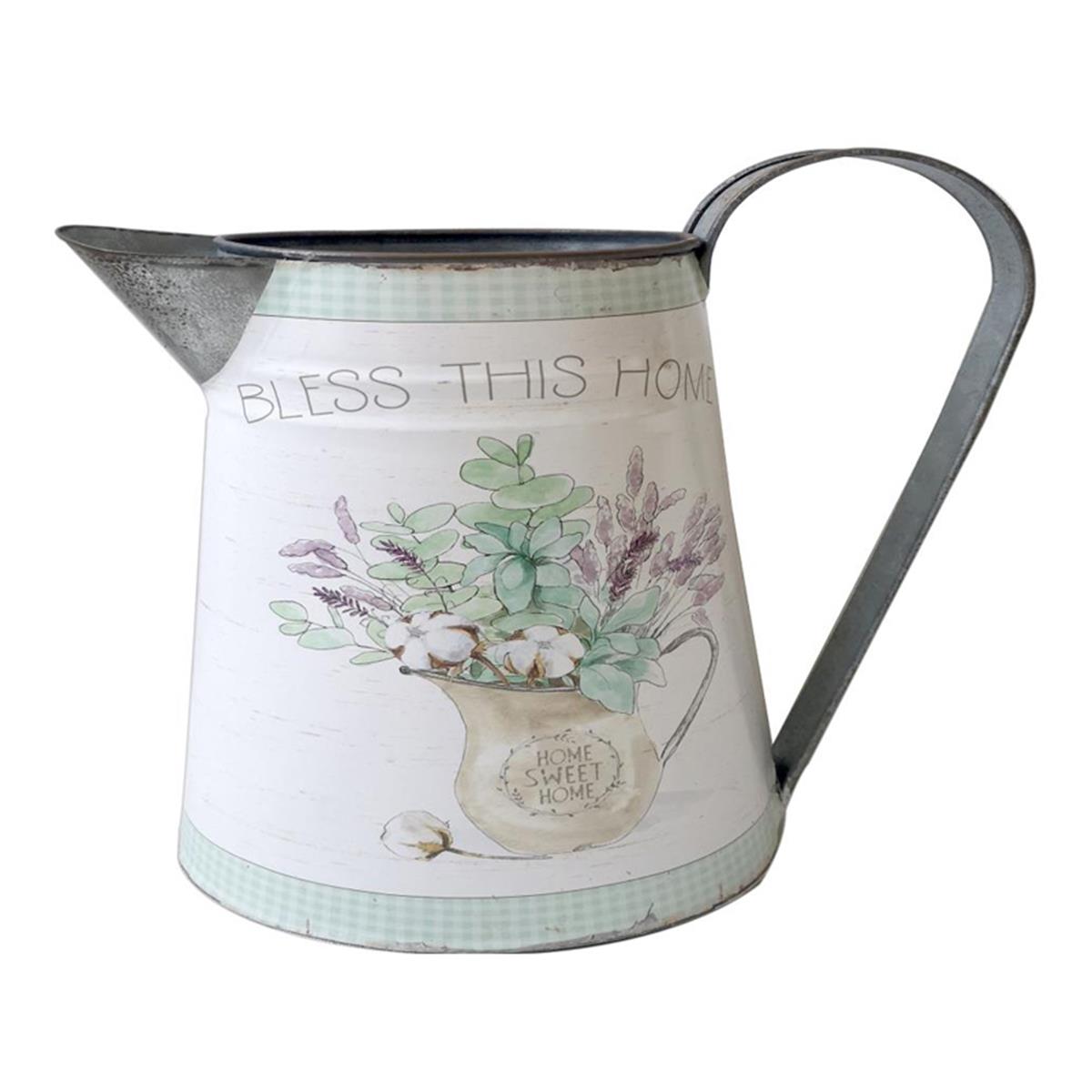 Φωτογραφία προϊόντος: Artekko Artekko Pitcher Διακοσμητική Κανάτα Τσίγκινη Πολύχρωμη (24x12x26)cm 24x12x26