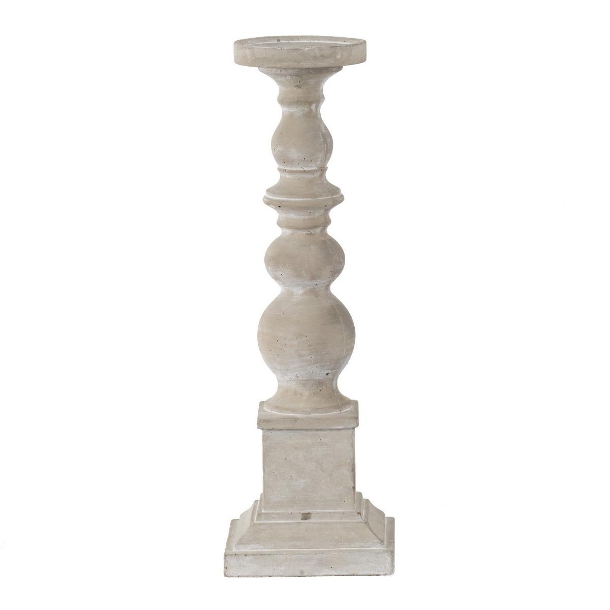 Φωτογραφία προϊόντος: Artekko Κηροπήγιο cement 16.5x16.5x51