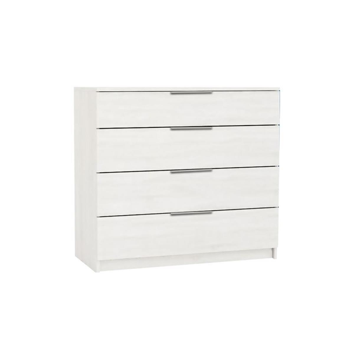 Φωτογραφία προϊόντος: Woodwell DRAWER Συρταριέρα με 4 Συρτάρια, Λευκή 80x40x83cm